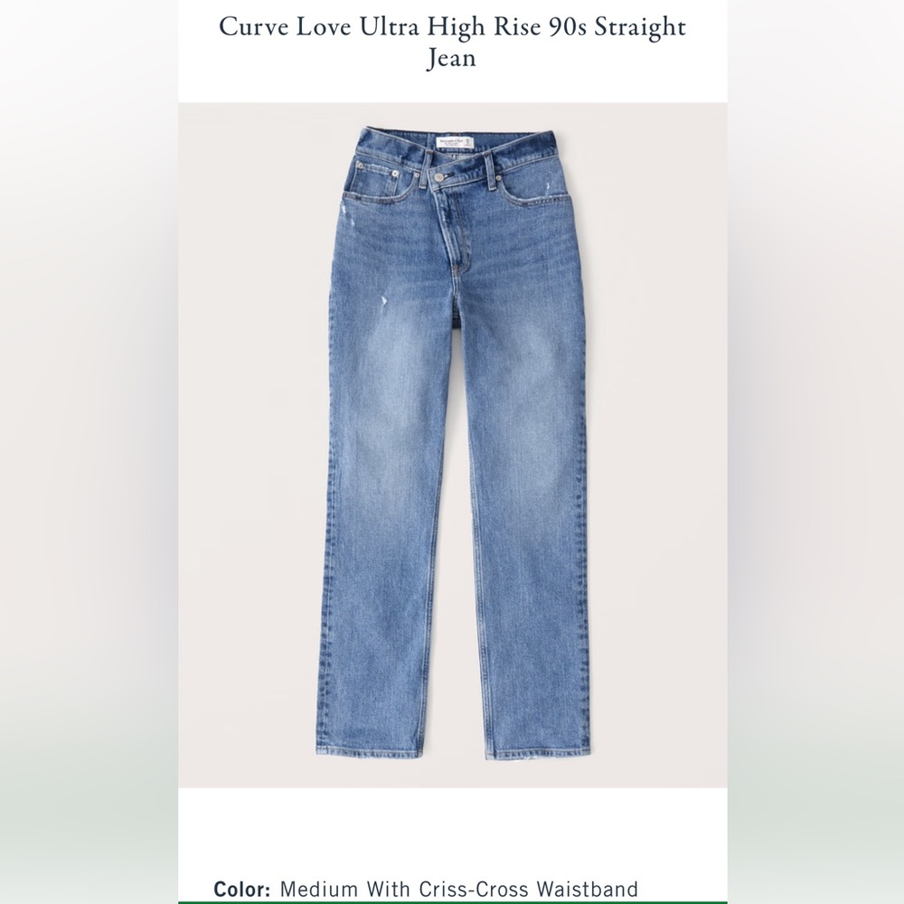 Abercrombie 90s jeans NWT